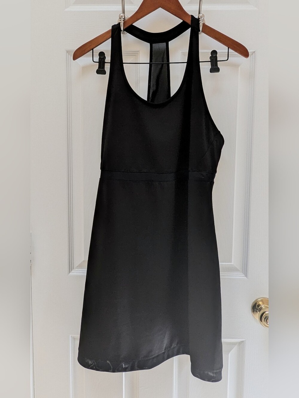 GapFit Black Tennis Dress Size Large | Sleeveless Athletic Activewear Dress